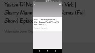 Video removed by YouTube 😔 | Yaaran Di No.1 Yaari | Ammy Virk | Sharry Mann & Parmish Verma