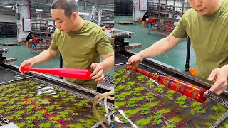 Water Transfer Printing, Factory Assembly Line #Craftshorts #Printing #Diy