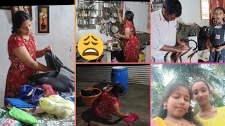 Village vlog# నాకు బాధ ఉన్నా 😭కానీ దిగమింగుకొని పని# మేనమామ ఇంట్లో పెళ్లికి వెళ్లాలని 😔లగేజ్ తిట్టిన