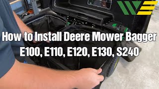 How to Install John Deere Bagger Kit for 42