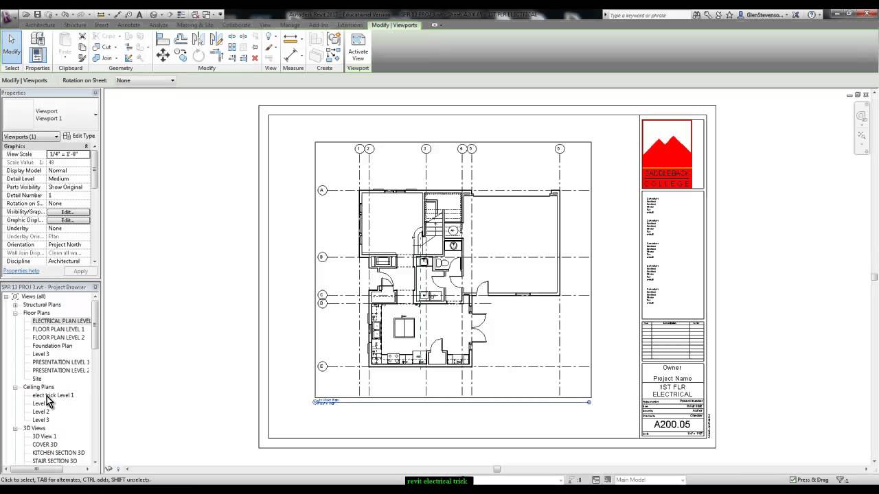 Revit Electrical Trick Youtube