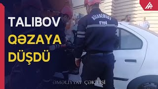 Bakıda minik maşını ilə yük avtomobili toqquşdu – APA TV