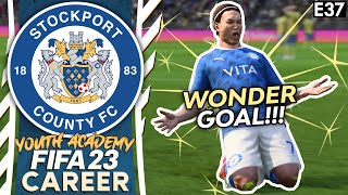 ABSOLUTELY OUTRAGEOUS GOAL! | FIFA 23 YOUTH ACADEMY CAREER MODE | STOCKPORT (EP 37)