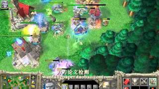 【韩国选手Emalfan VS 大帝】魔兽争霸 心好碎 一眨眼一片塔