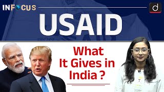 What USAID gives in India? | InFocus | Drishti IAS English