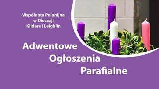 Adwentowe Ogłoszenia Parafialne