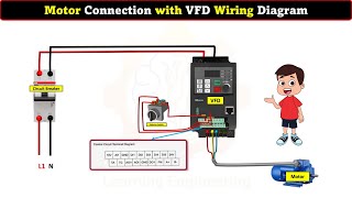 Motor Connection with VFD Wiring Diagram