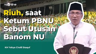 [Full] Pidato Ketum PBNU Gus Yahya Staquf di Resepsi Harlah ke-102 NU