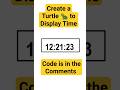 How to Make a Digital Clock with a Turtle in Python #python #turtle #clock #programming #tutorial