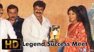 Legend Success Meet l Balakrishna l Boyapati l Sonal Chauhan Part 01