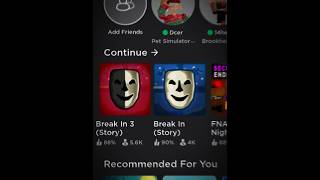 BREAK IN 3 IS HERE.. #roblox #breakinroblox #robloxshorts #edit