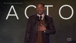 Will Smith wins the Critics Choice Award for Best Actor in King Richard