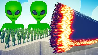 100x ALIENS + 2x GIANT ALIEN vs EVERY GOD - Totally Accurate Battle Simulator TABS