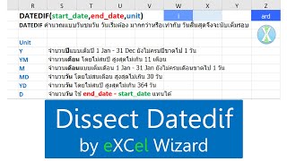 Dissect Datedif