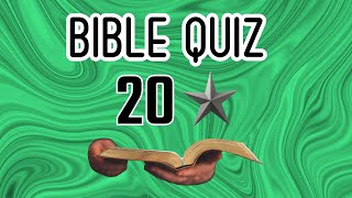 Bible Trivia - Bible Quiz 20 ⭐️