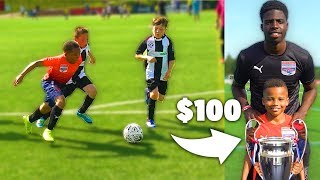 I FOUND THE 9 YEAR OLD KID RONALDO AT A FOOTBALL COMPETITION!! UNBELIEVABLE SKILLS