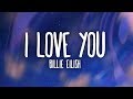 Billie Eilish - I Love You (Lyrics)