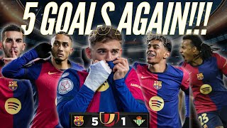 Barcelona Thrashes Another 'Real': 5-1 Victory Over Real Betis! @sportsgeniusbhai @footballstory101