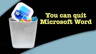 Microsoft Word Just Say No