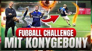 KONYGEBONY ein Nein Niemals? 😂 | Fußballchallenge gegen Kony ⚽️