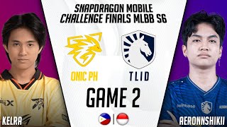 ONIC PH vs TLID GAME 2 | ONIC vs TLID GAME 2 ESL SNAPDRAGON PRO SERIES CHALLENGE FINALS