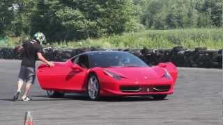 qdmproduction - RAW - Marc Landreville drifting Ferrari 458 Italia