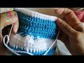 حذاء كروشية للأطفال |من قطعة واحدة |How to Crochet #هوايات_بيبو