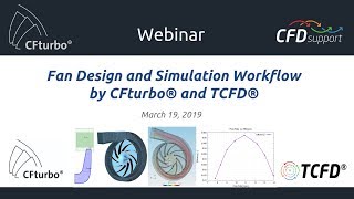 Webinar 38, Fan Design and Simulation Workflow by CFturbo® and TCFD®, March 19, 2019