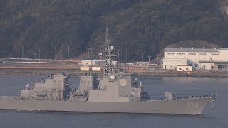 イージス護衛艦「ちょうかい」入港　4Ｋ