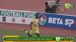 Plateau United vs Doma United - NPFL 23/24 MD 29 Highlights