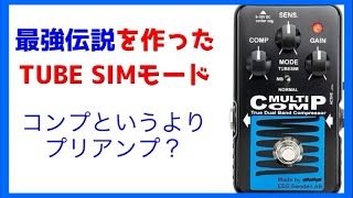 EBS MULTICOMP TUBE SIMモードを弾きまくったらヤバかった[コンプレッサー、プリアンプ]