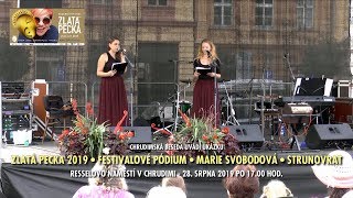 Zlatá Pecka Chrudim 2019 - festivalové pódium - Marie Svobodová - Strunovrat - 28.8.2019