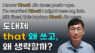 that의 모든 것 깔끔 정리 | that 쓰고 생략하는 이유 | 대명사that 접속사that 관계대명사that