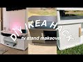 DIY Ikea hack | TV stand makeover | trash to treasure