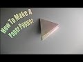 How To Make A Paper Popper #1 How To Make A Paper Popper #1