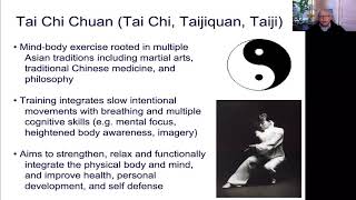“Tai Chi for Whole Person Health: Benefits to Balance, Cognition and Pain” by Peter Wayne, Ph.D