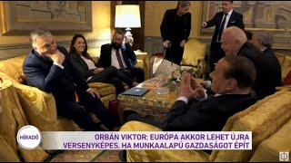 Orbán Viktor: Európa akkor lehet újra sikeres, ha munkaalapú gazdaságot épít