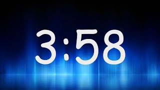 3:58 Minutes Timer / Countdown from 3min 58sec
