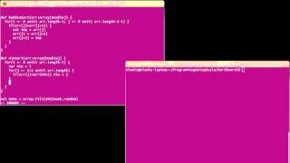 Selection Sort using Scala