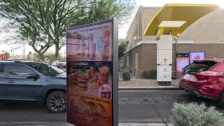 McDonald's Drive Thru, Free Hot 'N Spicy McChicken \u0026 a Straw, Coke, Mesa, Arizona, 3 Jan 2024 NGH101