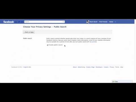 How to Disable Public search of Facebook Profile How to Disable Public search of Facebook Profile