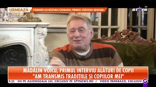 Mădălin Voicu, primul interviu alături de copii. Cât de sever a fost ca tată