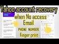 How to Recover Yahoo Password without Recovery Email ID and Phone Number |Reset Yahoo Password