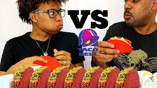 FIERY TACO CHALLENGE! FATHER vs DAUGHTER! ( NOW THIS IS EPIC)