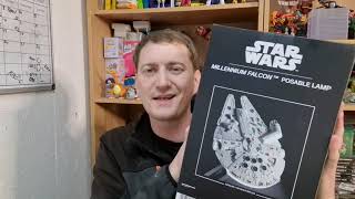 Paladone Star Wars Millenium Falcon Posable Lamp - Unboxing \u0026 Review