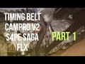 Tutorial Menukar Timing Belt + Water Pam Campro V2 Proton Saga FLX s4pe/Preve non turbo s4ph (Part1)