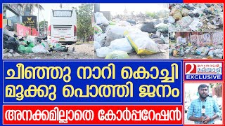 കൊച്ചി പഴയ കൊച്ചിയായി; റോഡരികില്‍ മാലിന്യം കുന്നുകൂടുന്നു | kochi