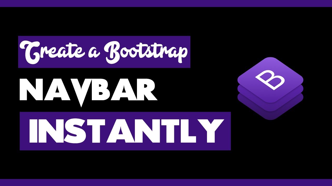 How To Create A Bootstrap Navbar INSTANTLY! Responsive Bootstrap Navbar ...