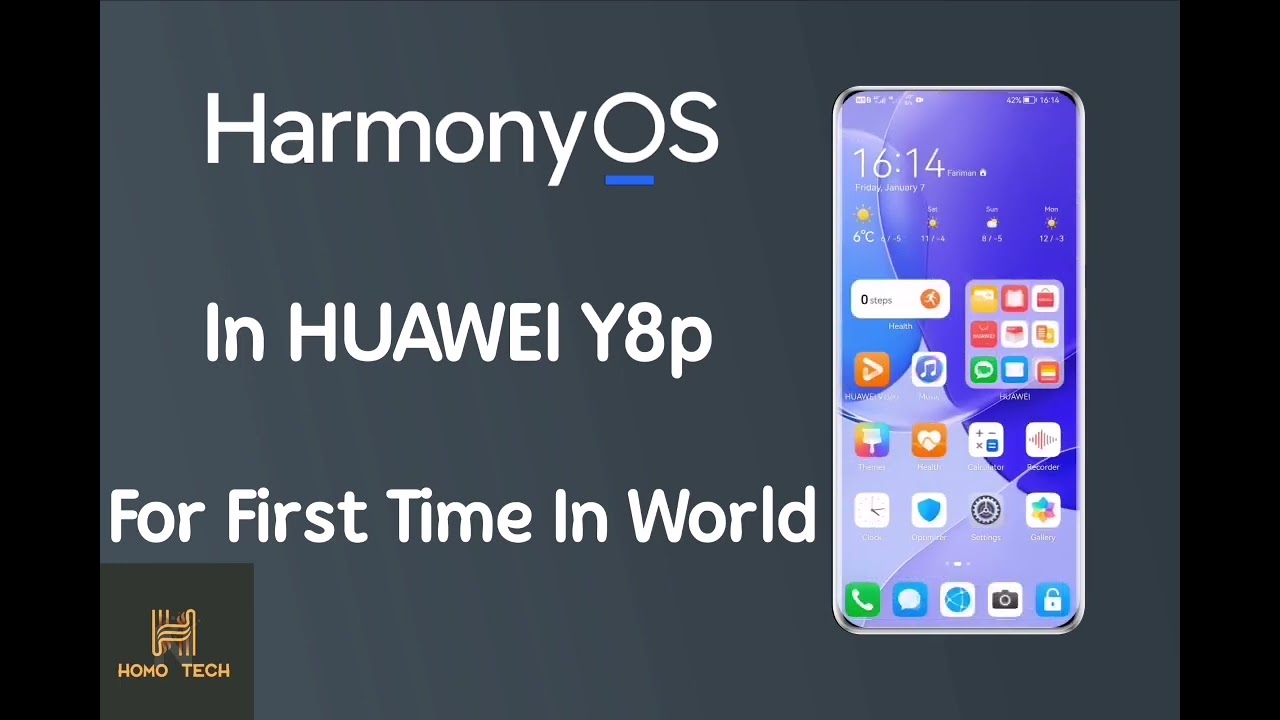 Install Harmony OS On HUAWEI Y8p - YouTube