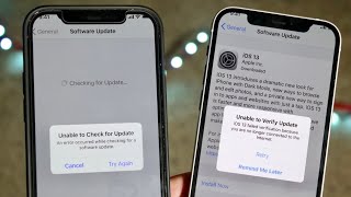 How To Fix iOS Update Errors! (2021)